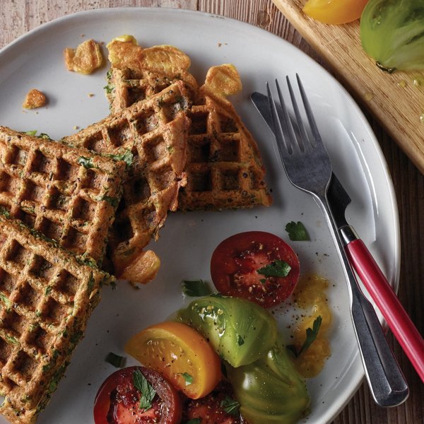 Quinoa Kale Waffle Frittata