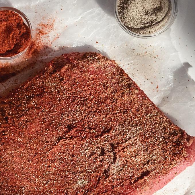 Red Rubbed Smoked Brisket Recipe from HEB