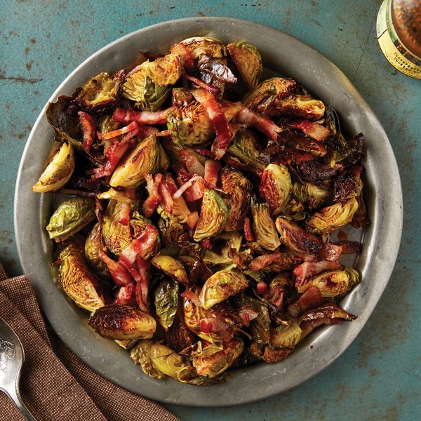 Roasted Brussels Sprouts with Soppin' Sauce