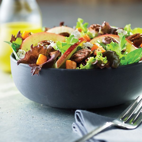 Roasted Butternut Squash and Apple Salad with Cider Vinaigrette