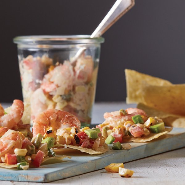 Roasted Corn & Chipotle Shrimp Salad