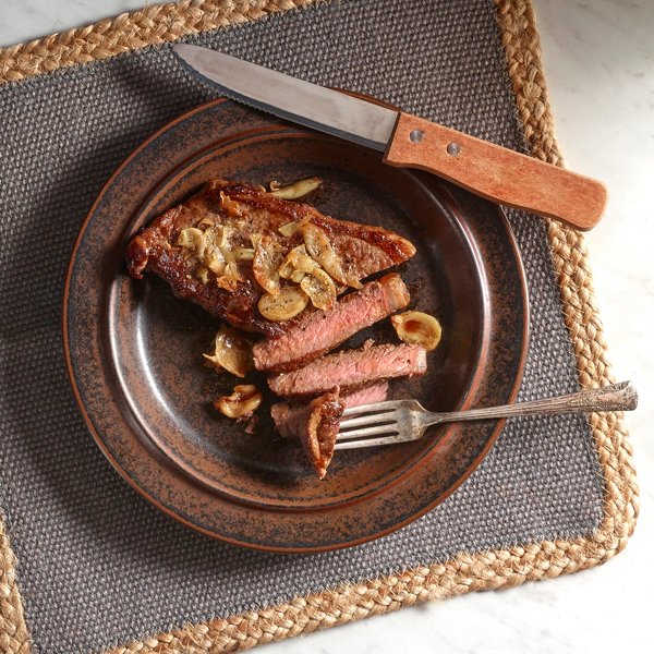 Roasted Garlic Pepper Steaks