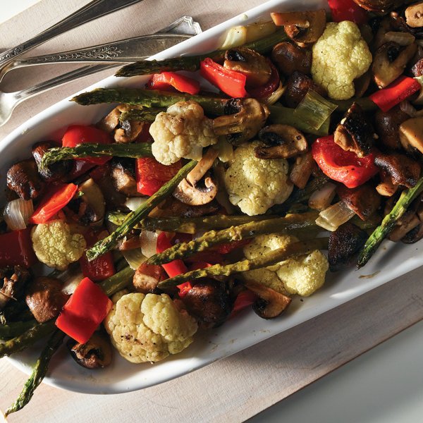 Roasted Garlic Pepper Vegetable Medley