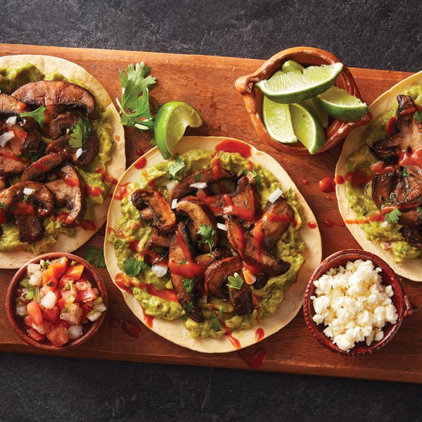 Roasted Mushroom Tostadas