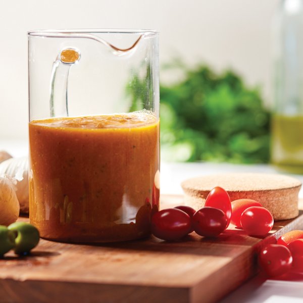 Roasted Olive and Tomato Vinaigrette