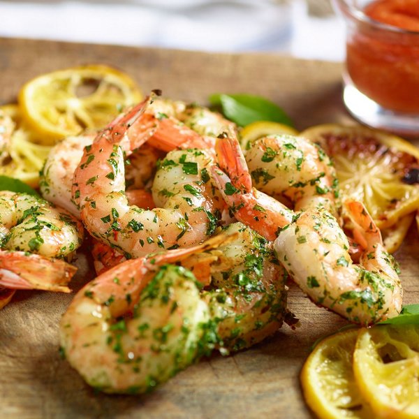 Roasted Shrimp and Meyer Lemon