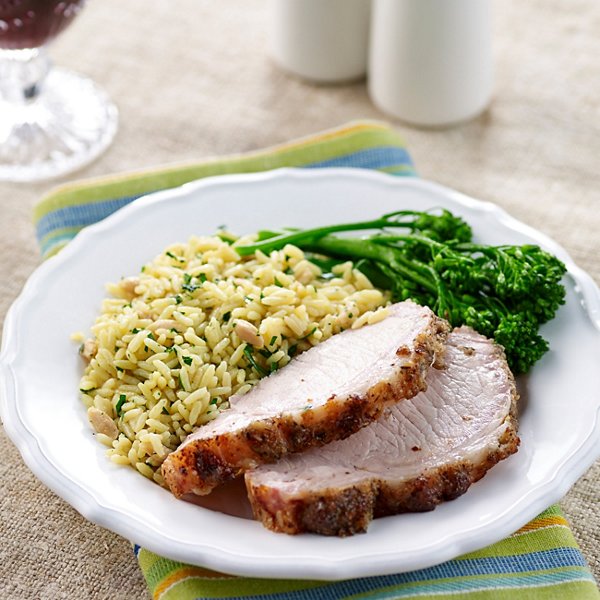 Sage & Mustard Roasted Pork Loin