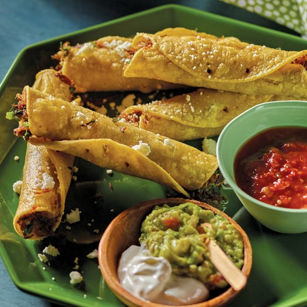 Shredded Beef Flautas