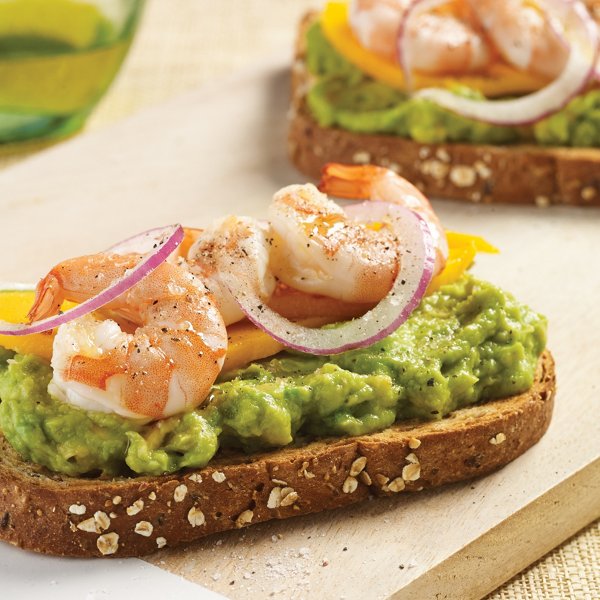 Shrimp and Avocado Toast