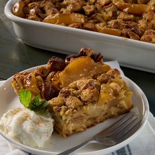 Simple Apple Cinnamon Bread Pudding