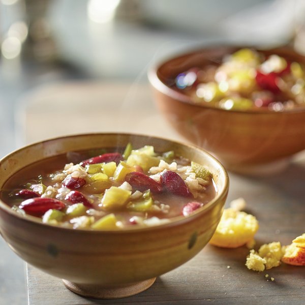 Slow Cooker Rice and Beans