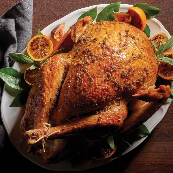 Smoked Lemon and Herb Salt Crusted Turkey