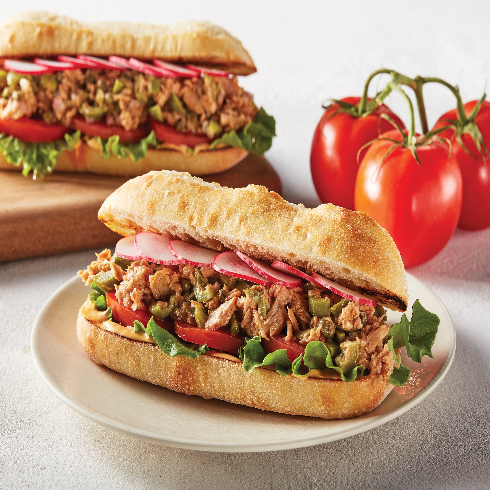 Smoked Tuna Nicoise Sandwich Recipe from H-E-B