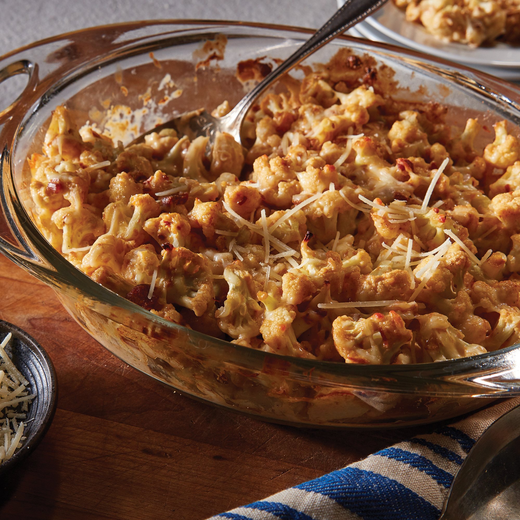 Smoky Pancetta Cauliflower Bake Recipe from HEB