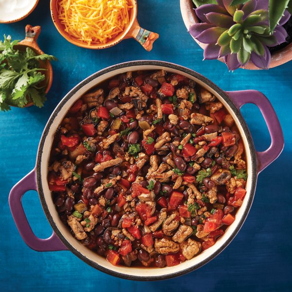 Smoky Turkey and Black Bean Chili