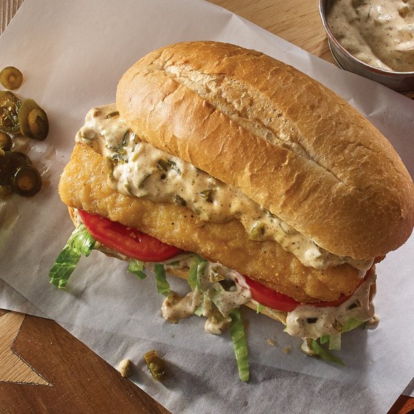 Snapper Po'boy