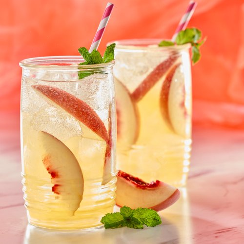 Sparkling White Peach Refresher