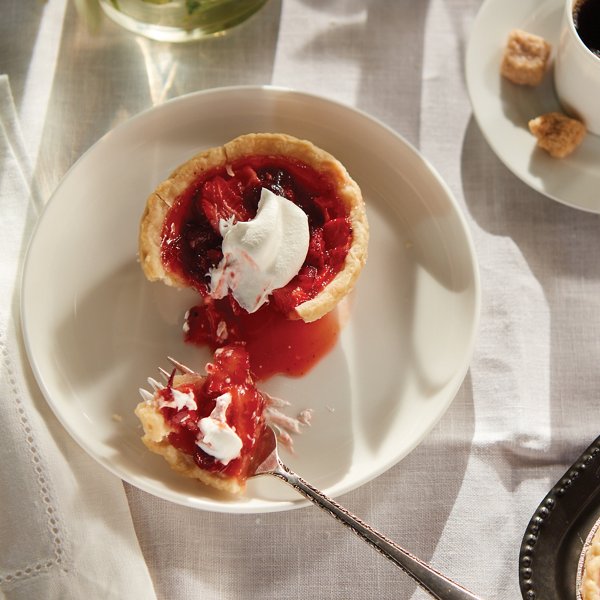 Spiced Cranberry Strawberry Tarts