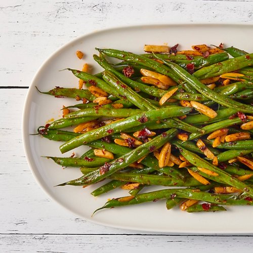 Spicy Harissa Green Beans