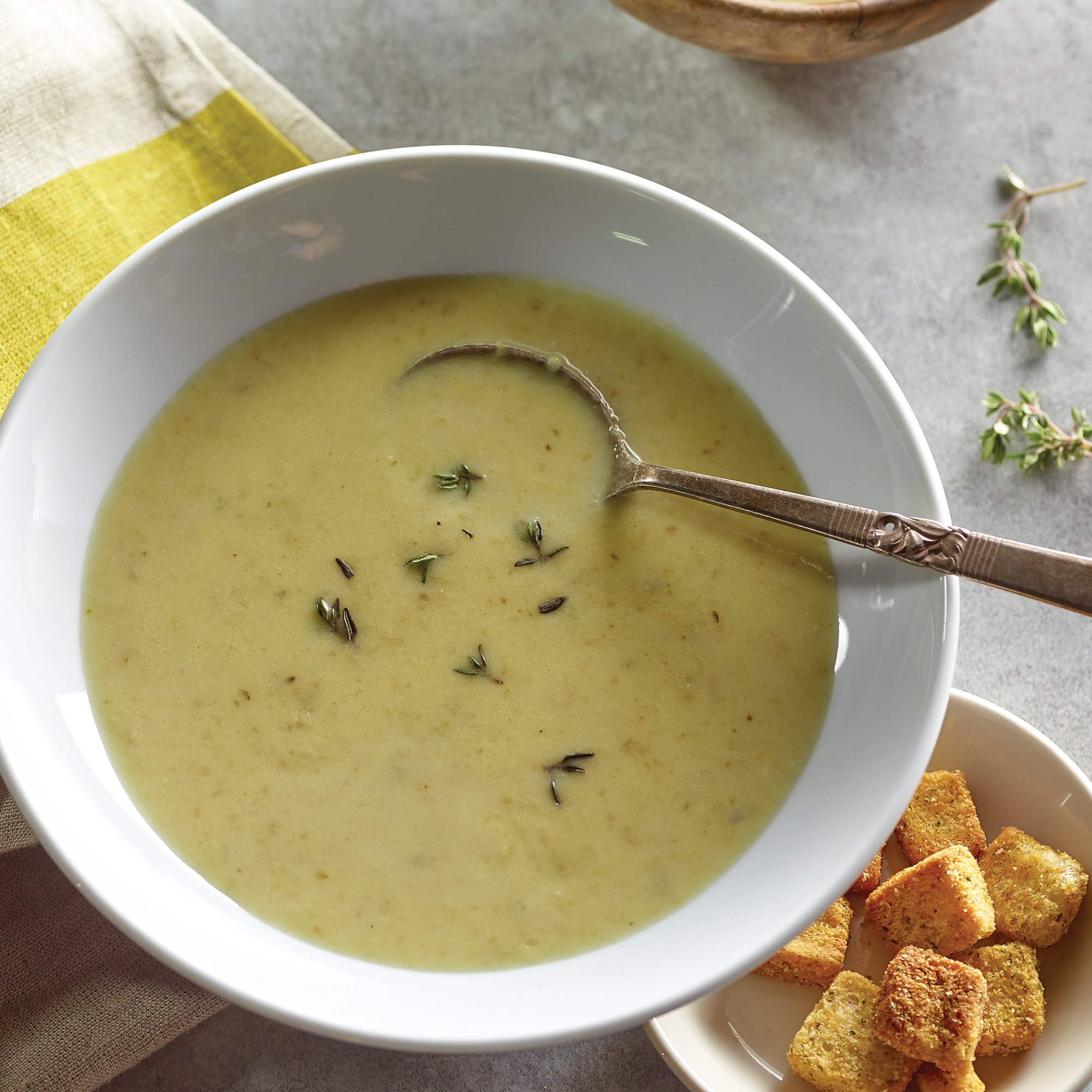 Spicy Potato Leek Soup Recipe from HEB