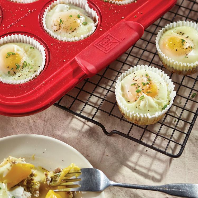 Spicy sausage and egg muffins