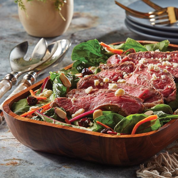 Steak and Spinach Salad