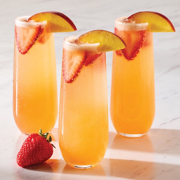 Strawberry Bellini Mocktail