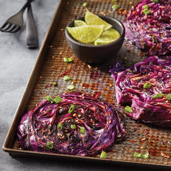 Sweet and Spicy Scorched Cabbage