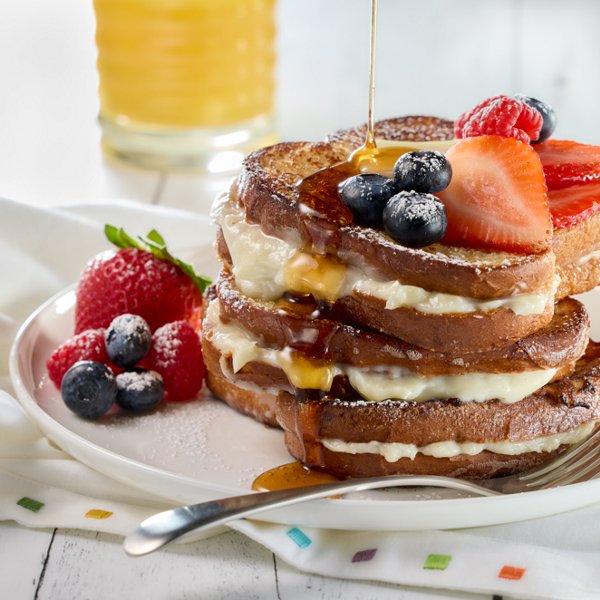 Sweet Mascarpone Stuffed French Toast