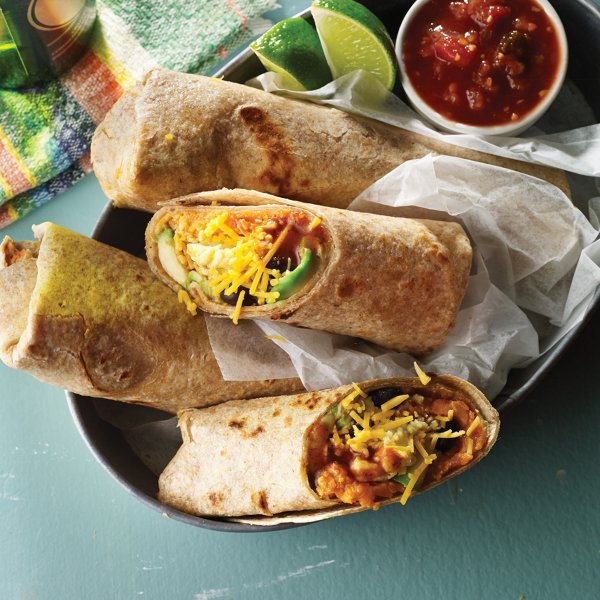 Sweet Potato and Black Bean Burritos