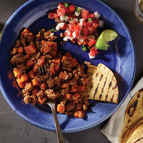 Sweet Potato and Turkey Picadillo