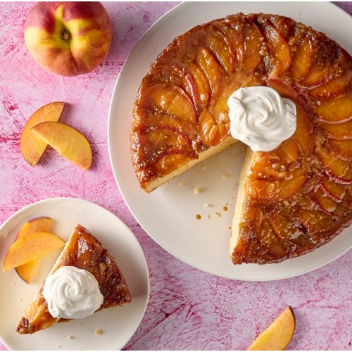 Texas Peach Upside Down Cake