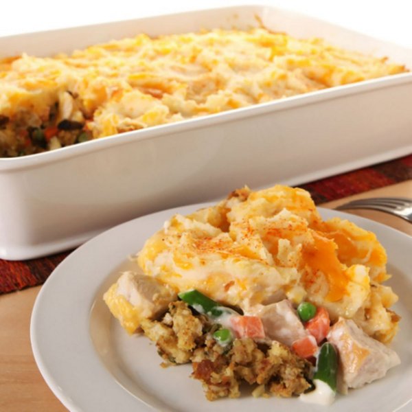 Thanksgiving Leftovers Casserole