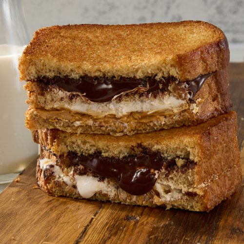 Toasted Fluffernutter Sando