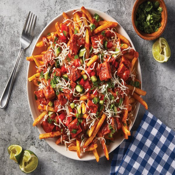 Tofu Butter Masala Poutine