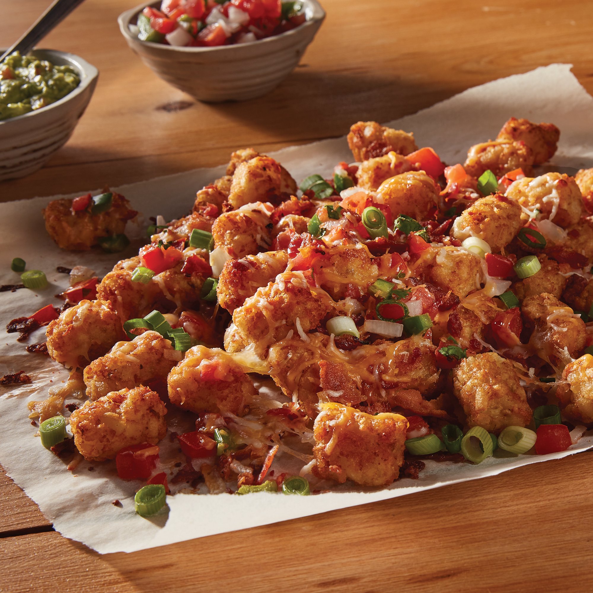 Totchos (Tater tot Nachos) Recipe from HEB