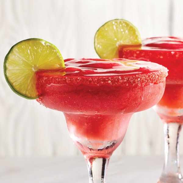 Zero Proof Strawberry Margarita