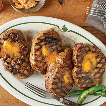 Achiote Grilled Pork Chuleta with Cholula Butter