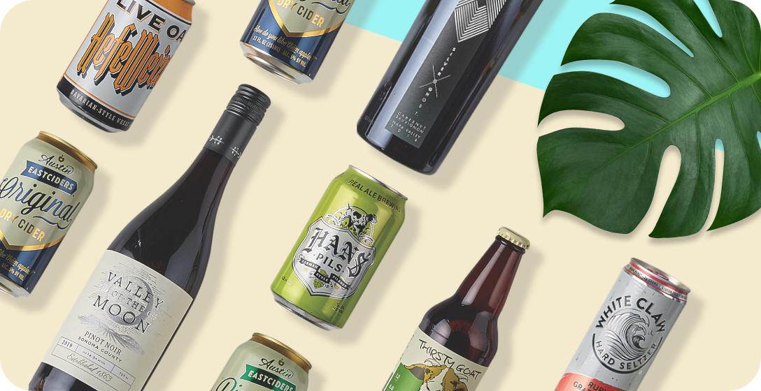 Wines, seltzers & beers