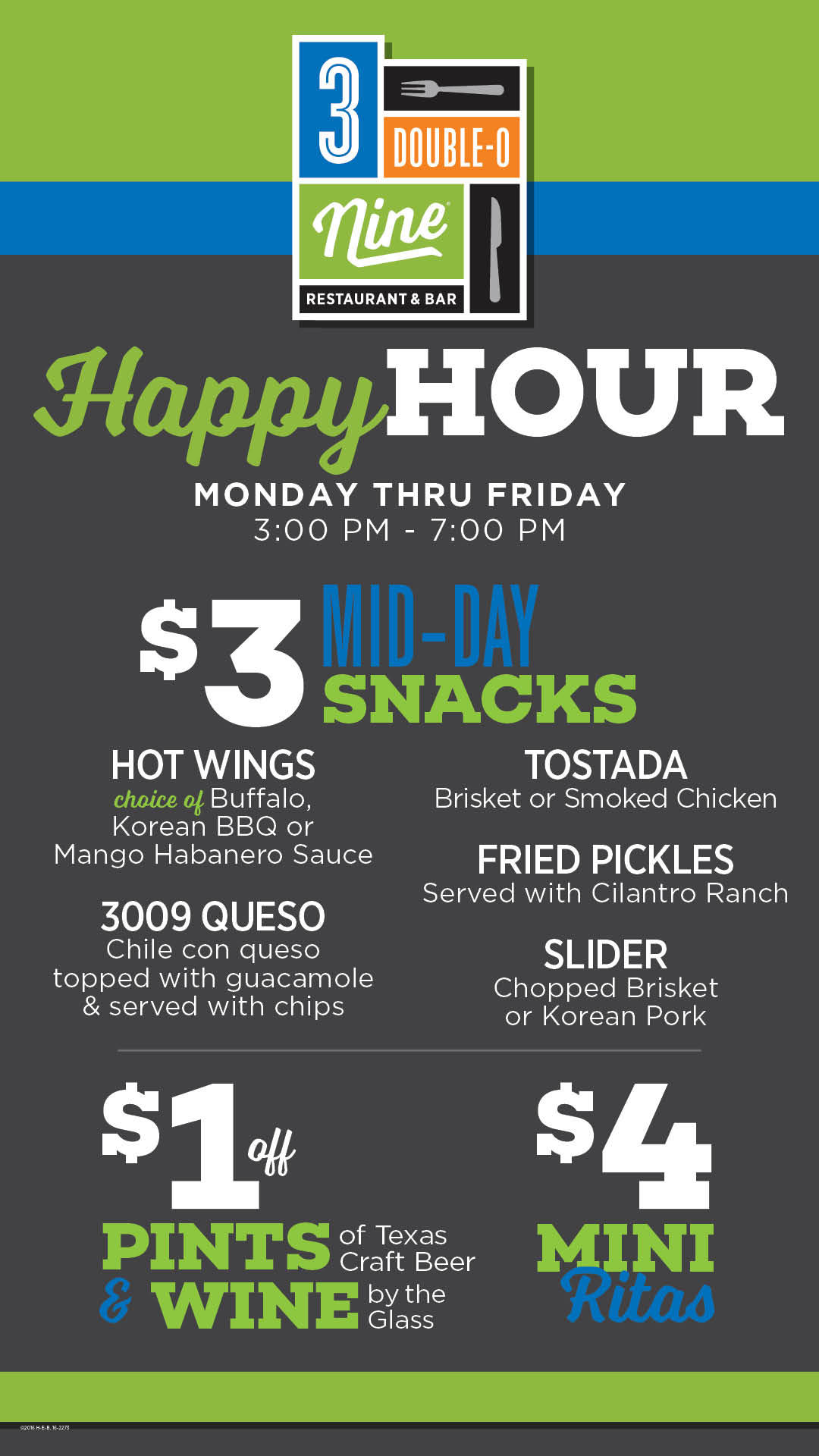 3 DoubleO Nine Restaurant Schertz, TX HEB