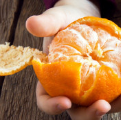 Peeling a Mandarin