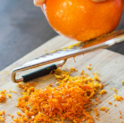 Zesting a Mandarin