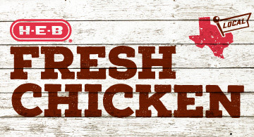 H-E-B fresh local chicken