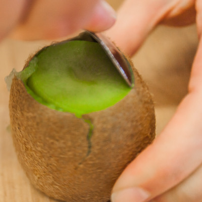 How To Cut A Kiwi  2 Easy Methods To Remove The Skin • A Sweet Pea Chef