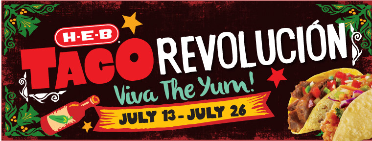 Regional Texas Tacos - Taco Revolucion in stores July 13-26, 2016