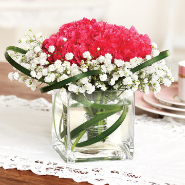 Carnations Medium Centerpiece
