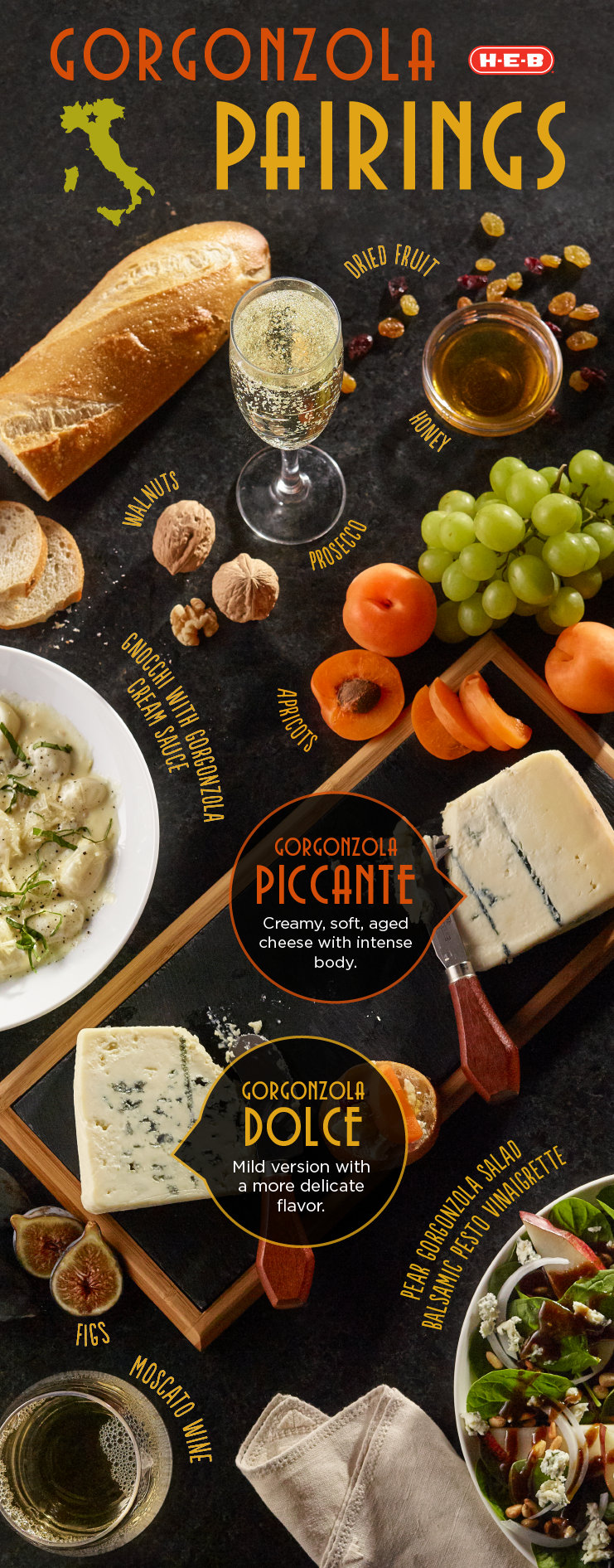 What is the Difference in Gorgonzola Piccante and Dolce? – Capella Cheese