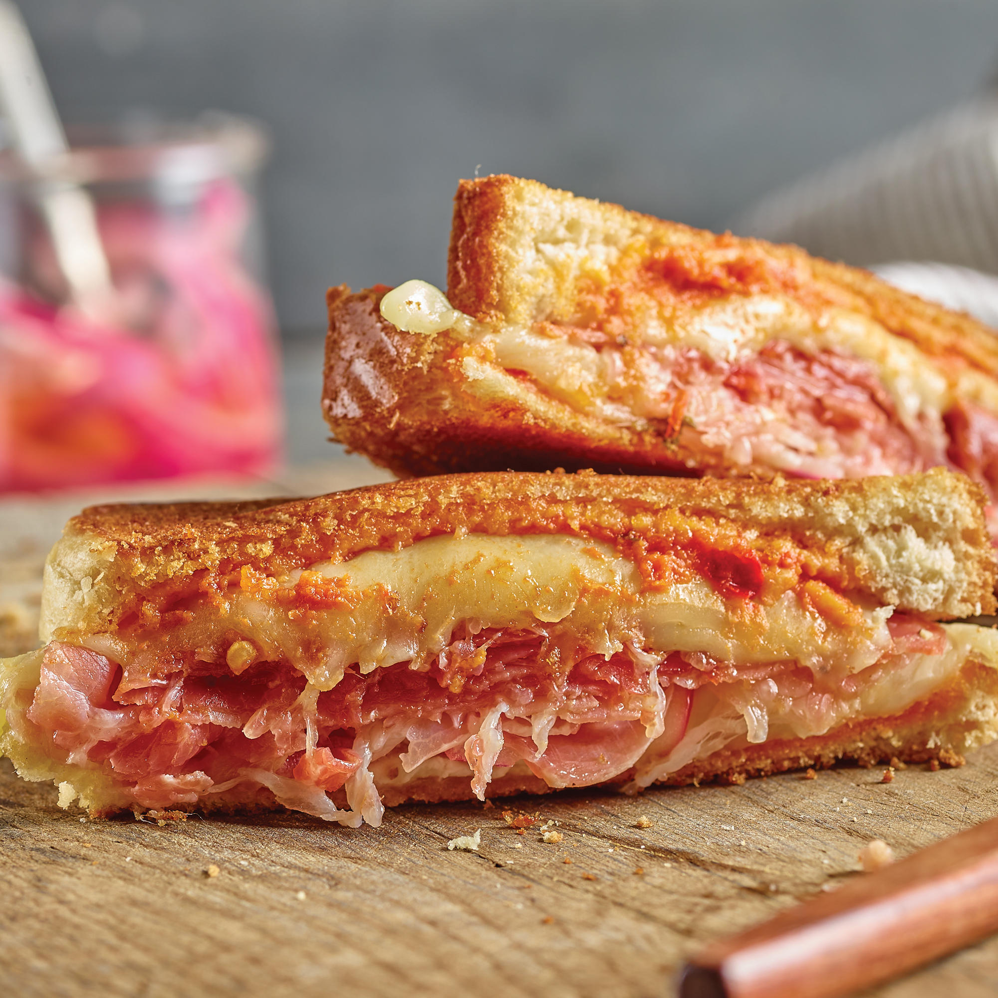 Grilled Ham & Cheese and Tomato Soup