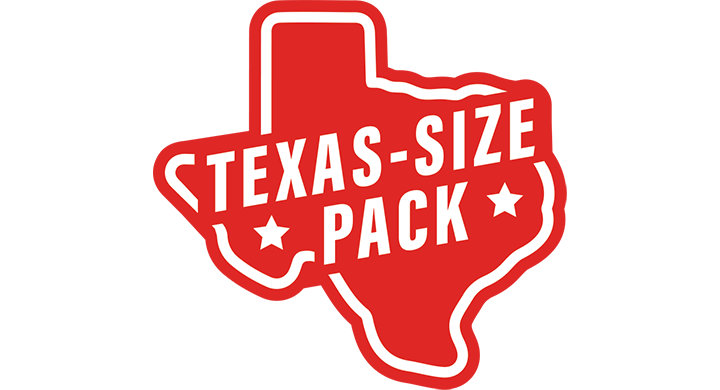 Texas-size Packs