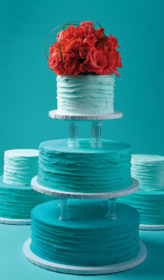 More Than 20 Teal Ombre Wedding Cake Ideas - Bouquet Wedding Flower